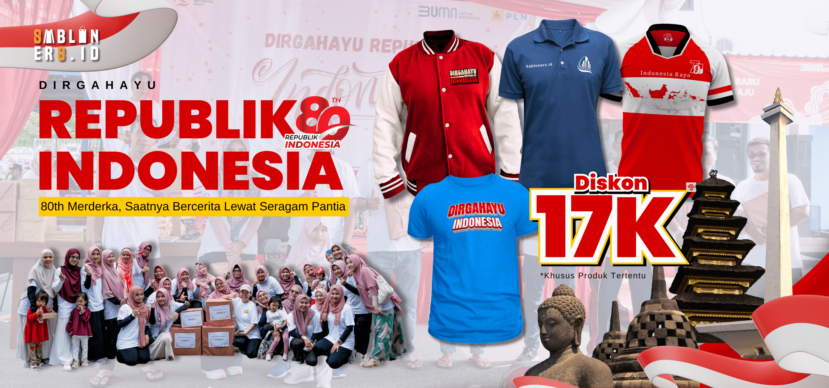 custom seragam panitia agustusan