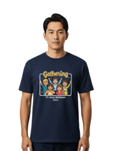 sablon kaos pendek