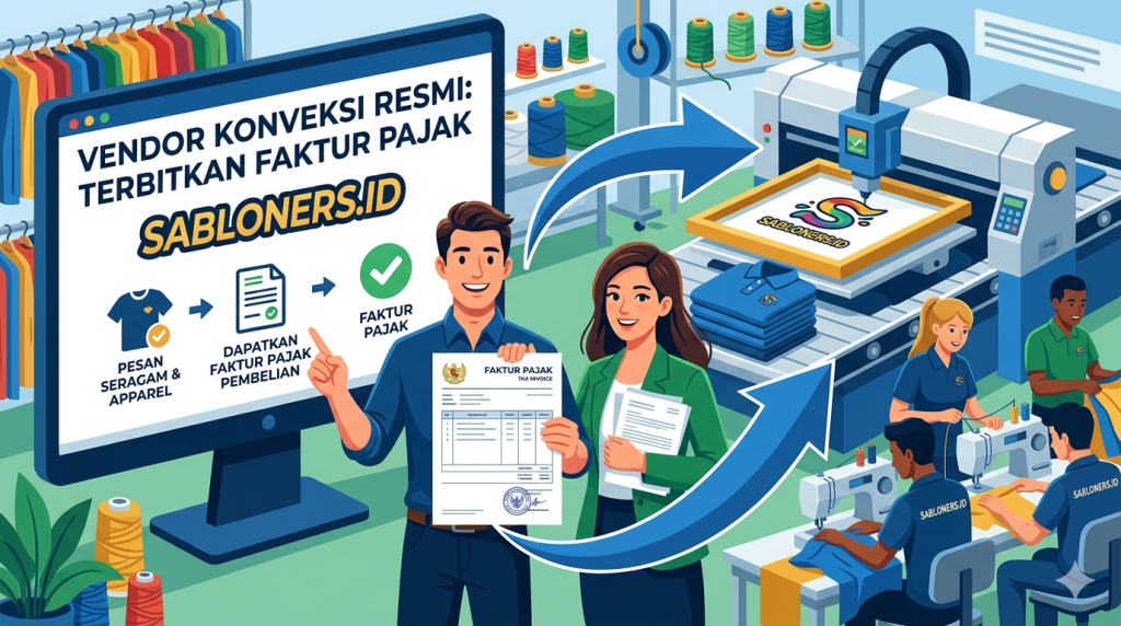 konveksi menerbitkan faktur pajak