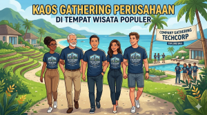 kaos gathering perusahaan