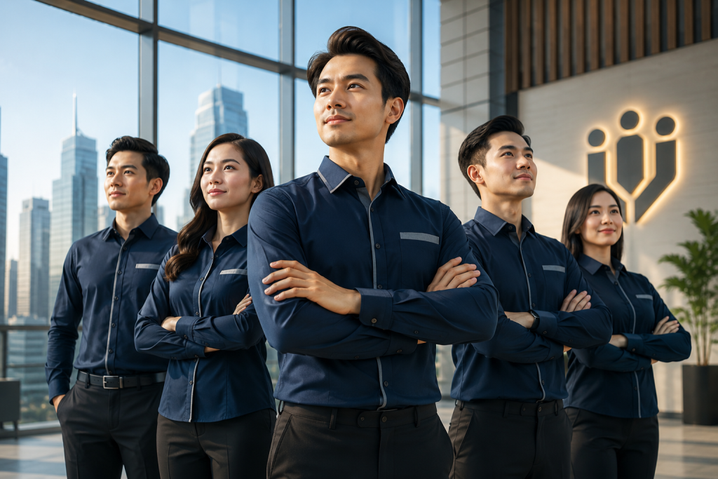 custom seragam kantor terdekat di Jakarta