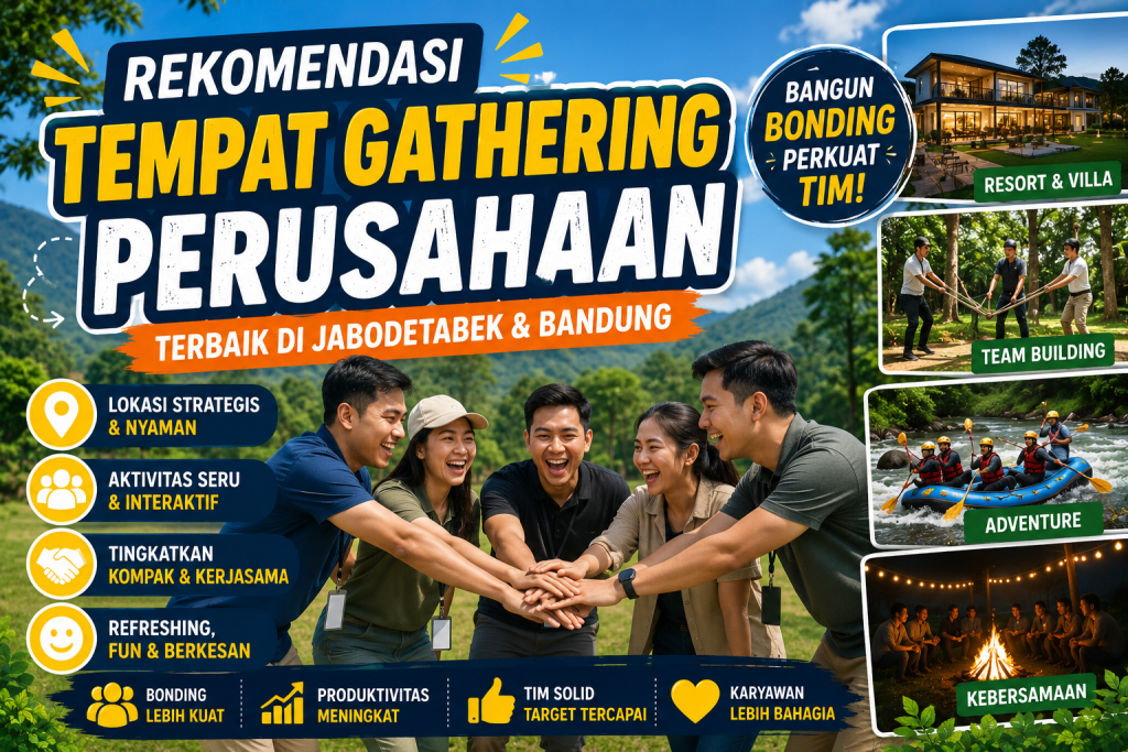 rekomendasi tempat gathering perusahaan di jabodetabek