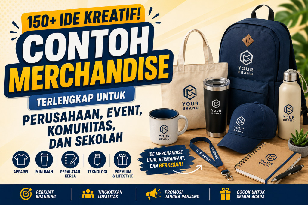 contoh merchandise event yang unik murah dan berkualitas