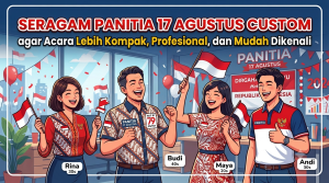 seragam panitia 17 agustus custom