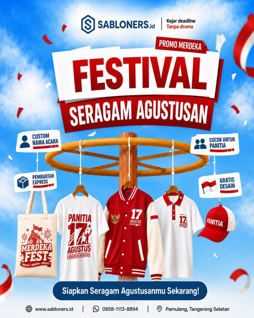 promo pembuatan seragam agustusan murah